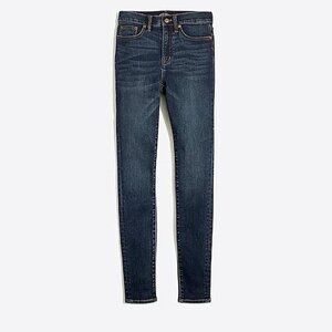 J. Crew 9" high-rise skinny jean in classic blue wash size 27